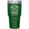 Norse Viking Skál Runes Tumbler 30ozTumblersGreen