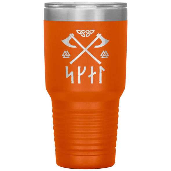 Norse Viking Skál Runes Tumbler 30ozTumblersOrange