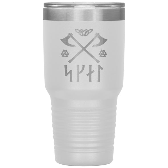 Norse Viking Skál Runes Tumbler 30ozTumblersWhite