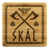 Norse Viking Skál Wood Coasters x4CoastersBamboo Coaster - 4pc