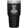 Norse Viking Thors Hammer Mjolnir Etched Tumbler 30ozTumblersBlack