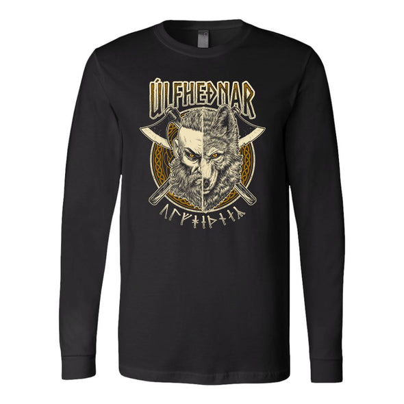 Norse Viking Ulfhednar Long Sleeve ShirtT-shirtCanvas Long Sleeve ShirtBlackS