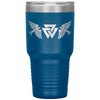 Norse Viking Valknut Ravens Tumbler 30ozTumblersBlue