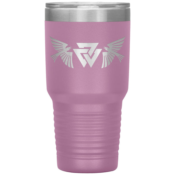 Norse Viking Valknut Ravens Tumbler 30ozTumblersLight Purple