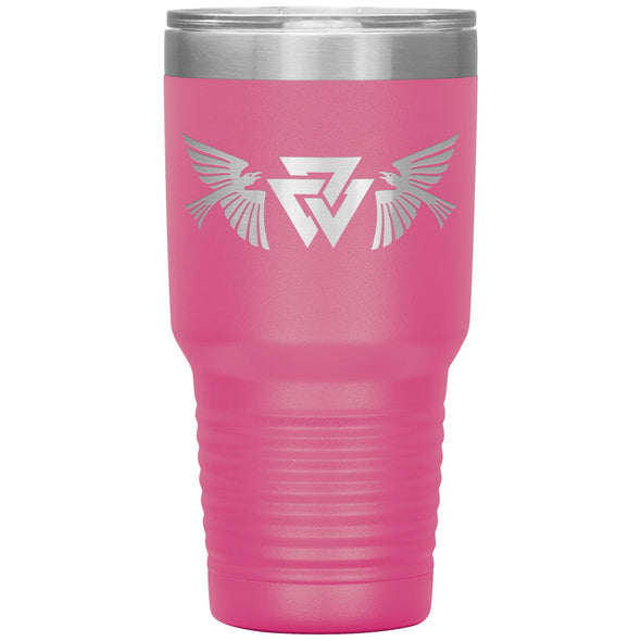 Norse Viking Valknut Ravens Tumbler 30ozTumblersPink