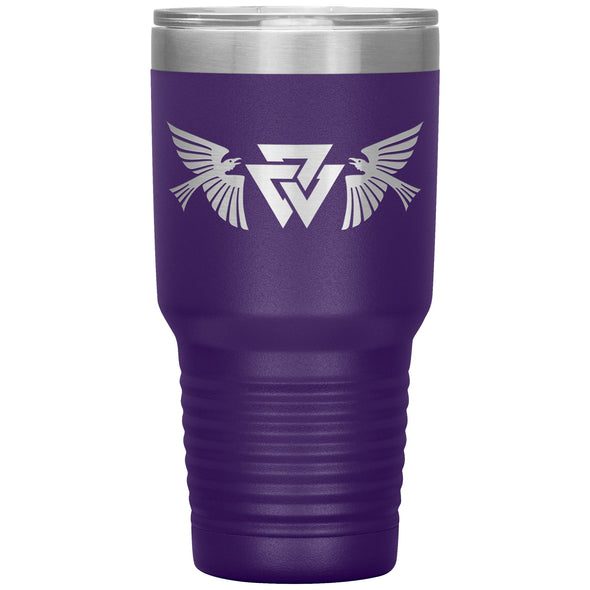 Norse Viking Valknut Ravens Tumbler 30ozTumblersPurple