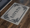 Norse Welcome Black Runes Wolf DoormatDoormat