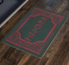 Norse Welcome Red Elder Runes Dragon DoormatDoormat