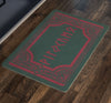 Norse Welcome Red Elder Runes Dragon DoormatDoormat