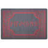 Norse Welcome Red Elder Runes Dragon DoormatDoormatDark Grey