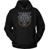 Norse Wolf HoodieT-shirtUnisex HoodieBlackS