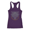 Norse Wolf Racerback Tank Top DistressedT-shirtNext Level Racerback TankPurpleXS