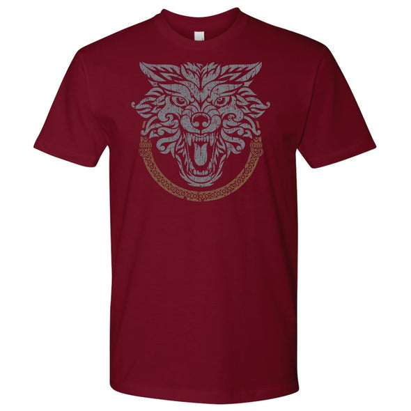 Norse Wolf T-ShirtT-shirtNext Level Mens ShirtCardinalS