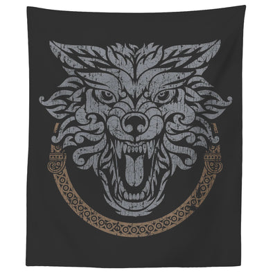 Norse Wolf Viking Tapestry DistressedTapestries60" x 50"