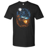 Norse Wolves Hati & Sköll T-ShirtT-shirtNext Level Mens ShirtBlackS