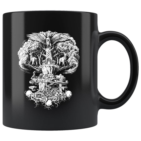 Norse Yggdrasil Coffee Mug 11ozDrinkwareWhite