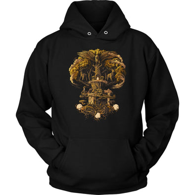 Norse Yggdrasil HoodieT-shirtUnisex HoodieBlackS