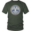 Norse Yggdrasil Knotwork Runes ShirtT-shirtDistrict Unisex ShirtOliveS
