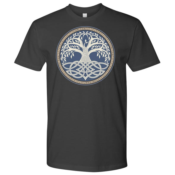 Norse Yggdrasil Knotwork Runes T-ShirtT-shirtNext Level Mens ShirtHeavy MetalS