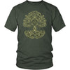 Norse Yggdrasil Knotwork ShirtT-shirtDistrict Unisex ShirtOliveS