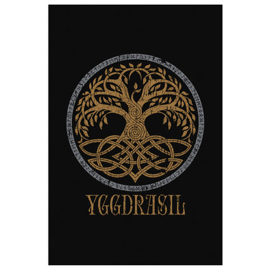 Norse Yggdrasil Pagan Canvas Wall ArtCanvas Wall Art 28 x 12