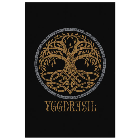 Norse Yggdrasil Pagan Canvas Wall ArtCanvas Wall Art 28 x 12