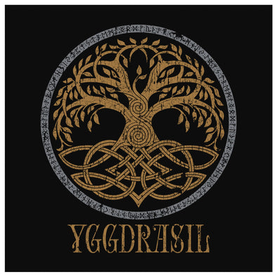 Norse Yggdrasil Pagan Square Canvas Wall ArtCanvas Wall Art 28 x 8