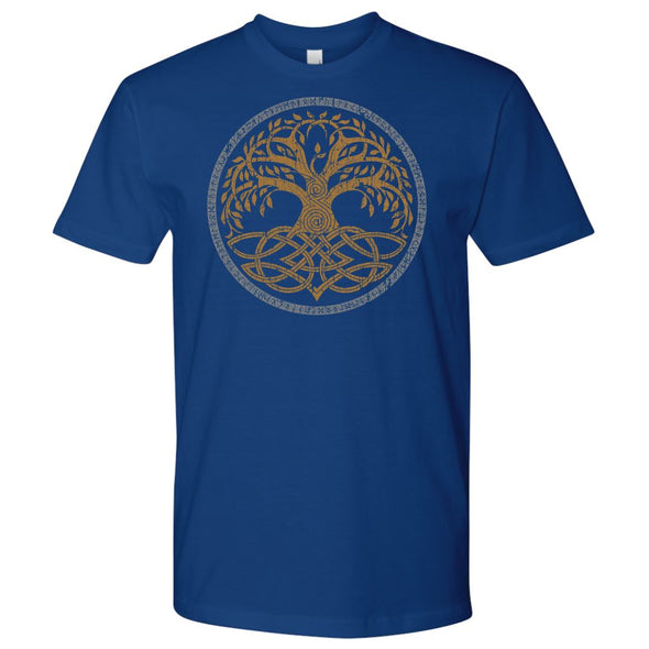 Norse Yggdrasil Runes T-ShirtT-shirtNext Level Mens ShirtRoyal BlueS