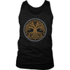 Norse Yggdrasil Runes Tank TopT-shirtDistrict Mens TankBlackS