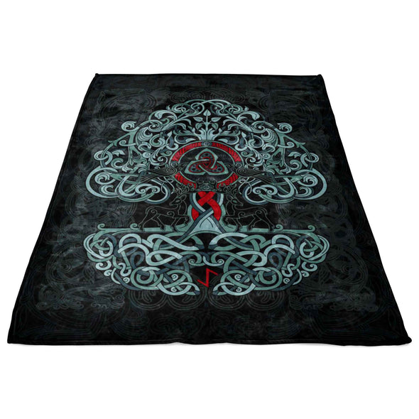 Norse Yggdrasil Tree of Life BlanketBlankets