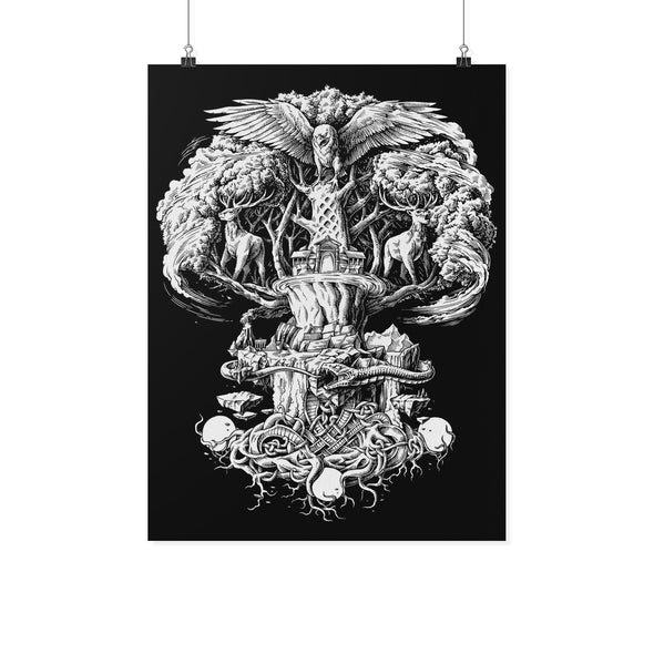 Norse Yggdrasil Wall PosterPosters 218x24