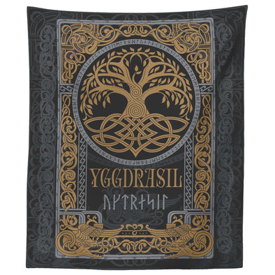 Norse Yggdrasil Wall TapestryTapestries60" x 50"