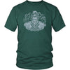 Odin Huginn Muninn Cotton T-ShirtT-shirtDistrict Unisex ShirtDark GreenS