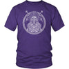 Odin Knotwork Ravens Cotton T-ShirtT-shirtDistrict Unisex ShirtPurpleS