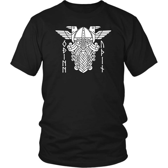 Odin Norse Runes Cotton T-ShirtT-shirtDistrict Unisex ShirtBlackS