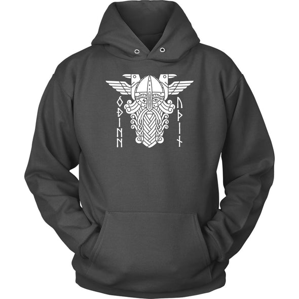 Odin Norse Runes HoodieT-shirtUnisex HoodieCharcoalS