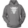 Odin Norse Runes HoodieT-shirtUnisex HoodieGreyS