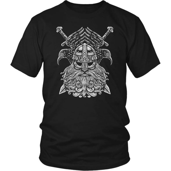 Odin Ravens Cotton T-ShirtT-shirtDistrict Unisex ShirtBlackS