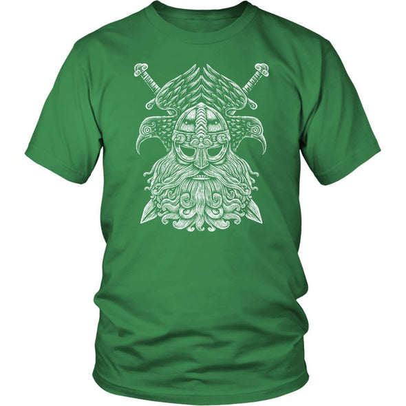 Odin Ravens Cotton T-ShirtT-shirtDistrict Unisex ShirtKelly GreenS