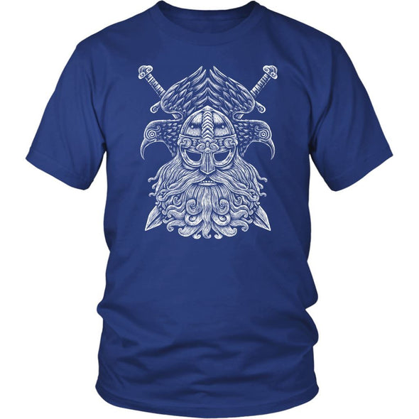 Odin Ravens Cotton T-ShirtT-shirtDistrict Unisex ShirtRoyal BlueS