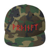 Odin Red Runes Pagan Norse Elder Futhark Snapback CapGreen Camo