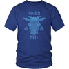 Odin Runes Blue Valknut Cotton T-ShirtT-shirtDistrict Unisex ShirtRoyal BlueS