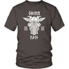 Odin Runes Gungnir Cotton T-ShirtT-shirtDistrict Unisex ShirtHeather BrownS