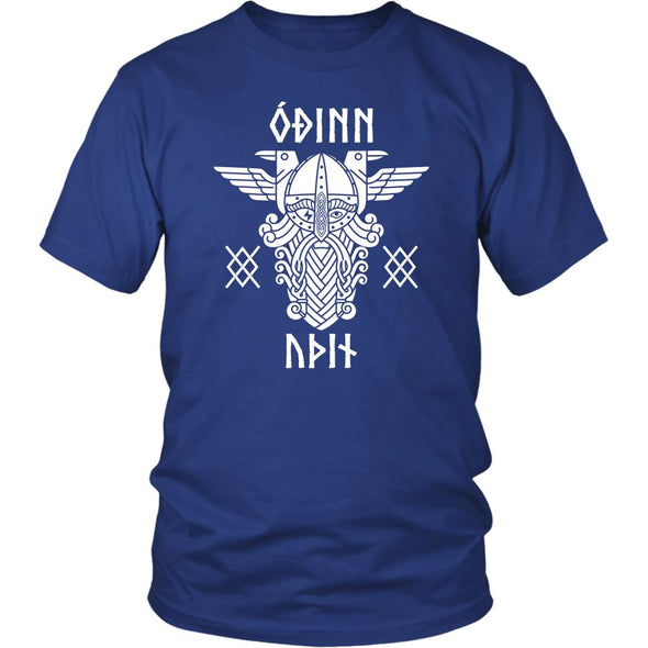 Odin Runes Gungnir Cotton T-ShirtT-shirtDistrict Unisex ShirtRoyal BlueS