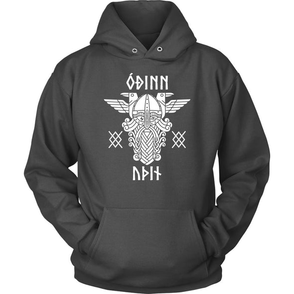 Odin Runes Gungnir HoodieT-shirtUnisex HoodieCharcoalS