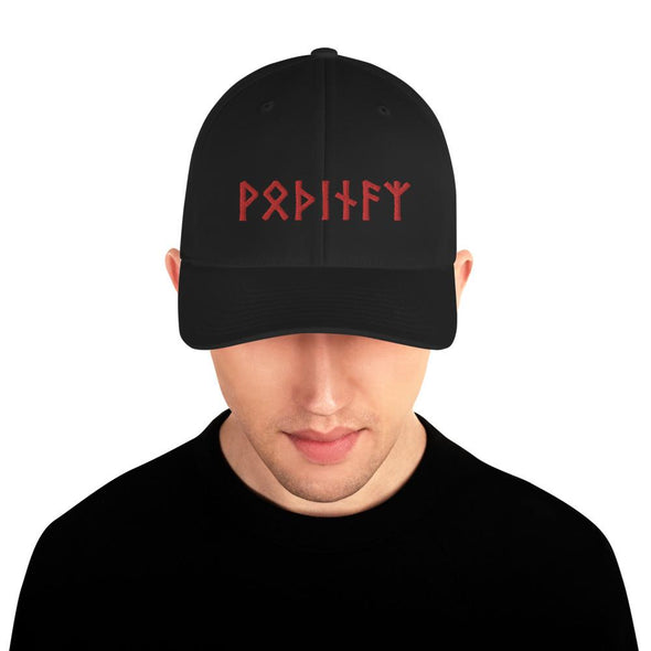 Odin Runes Norse Pagan Elder Futhark Flexfit Cap