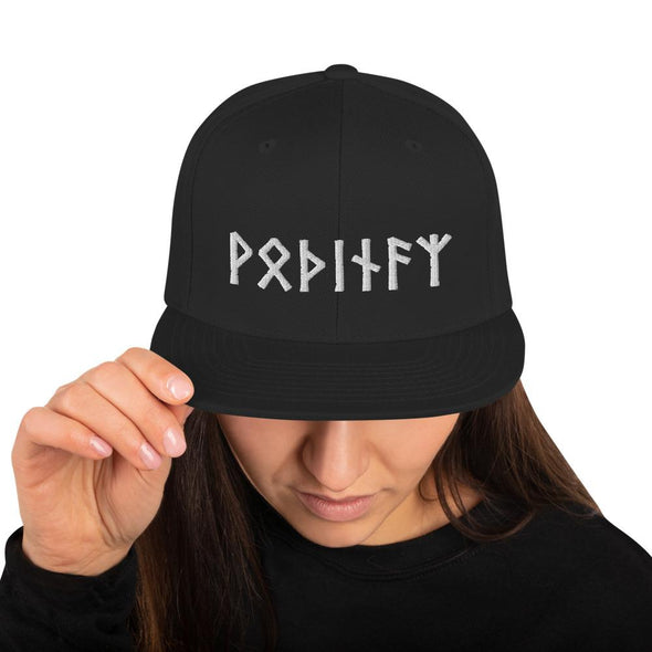 Odin Runes Pagan Norse Elder Futhark Snapback Cap