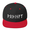 Odin Runes Pagan Norse Elder Futhark Snapback CapBlack/ Red