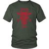 Odin Runes Red Gungnir Cotton T-ShirtT-shirtDistrict Unisex ShirtOliveS