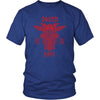 Odin Runes Red Gungnir Cotton T-ShirtT-shirtDistrict Unisex ShirtRoyal BlueS
